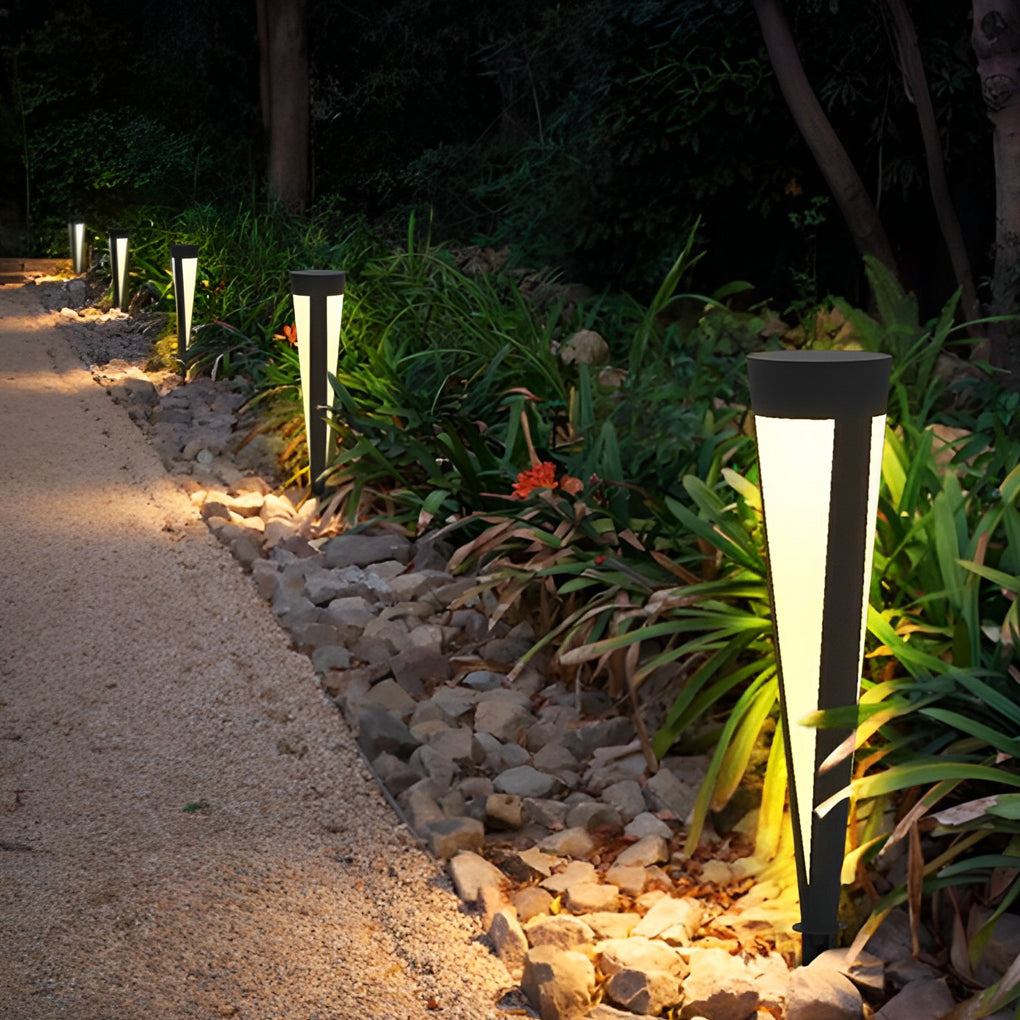 Prtty Round Solar LED Outdoor Lawn Lamp