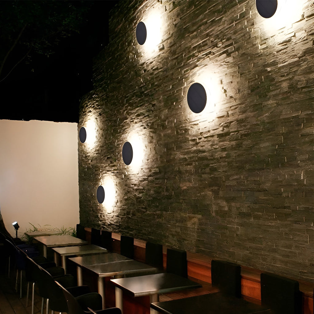 Imogene Seamless Disk Elegant LED PC Outdoor Light