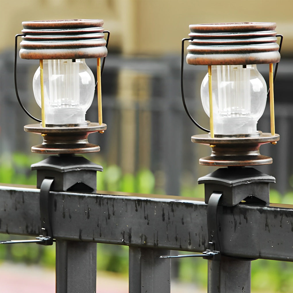 Lifen Retro Portable Solar Plastic Outdoor Lights