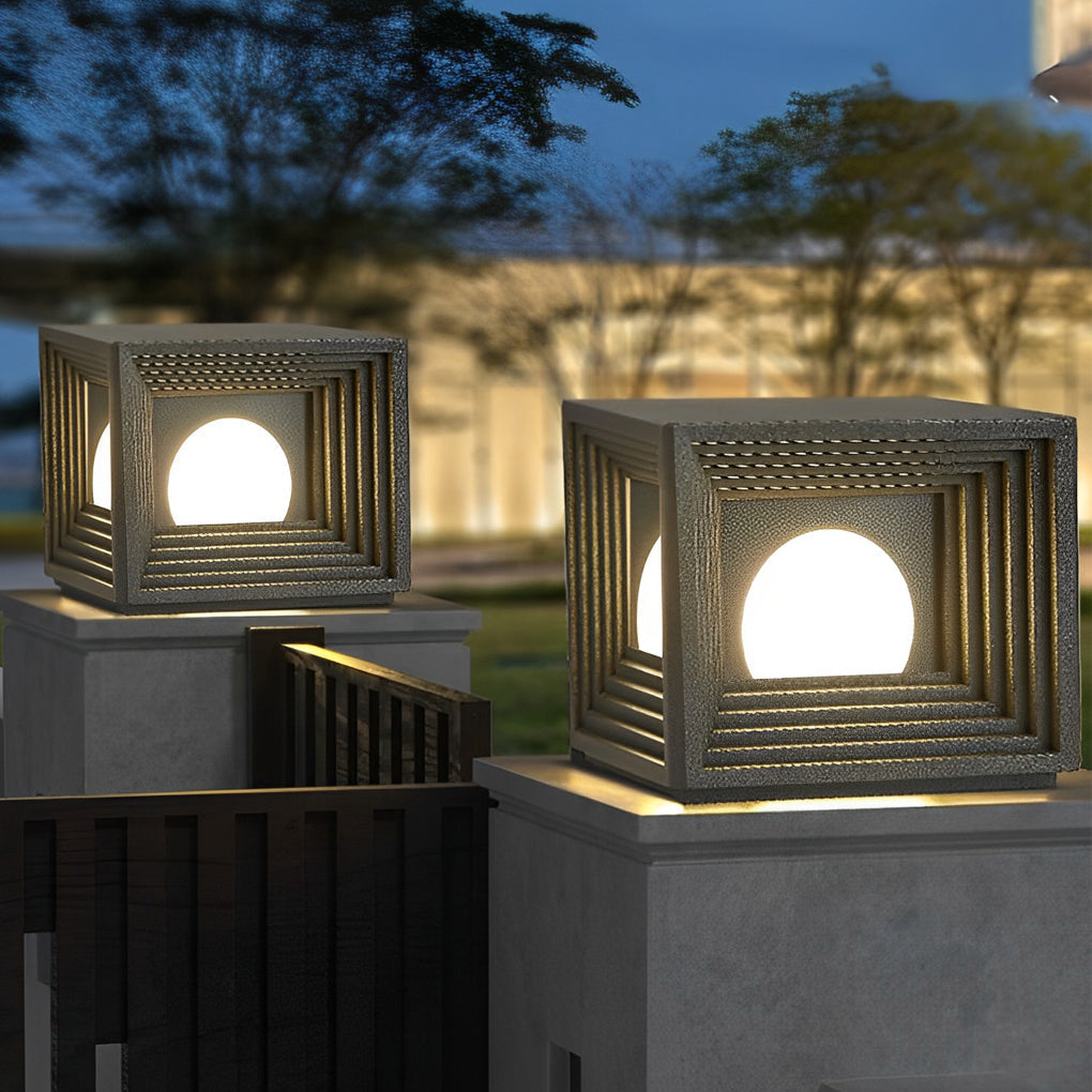 Church Square Creative LED Modern Outdoor Post Lights