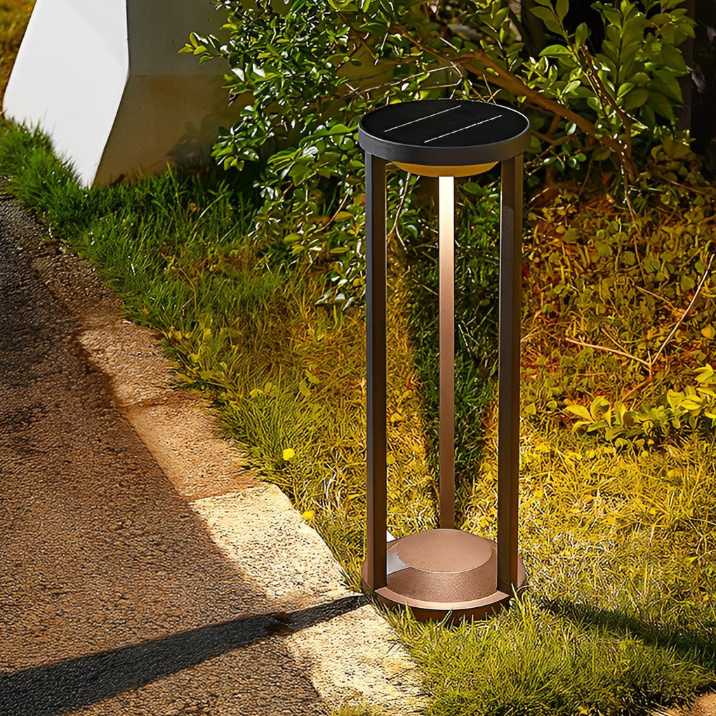 Lynny Brightness Solar Path Modern Outdoor Lawn Lamp