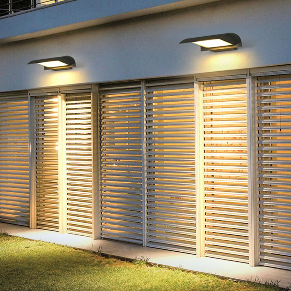 Lumius Curved LED Modern Minimalist Outdoor Wall Lamp