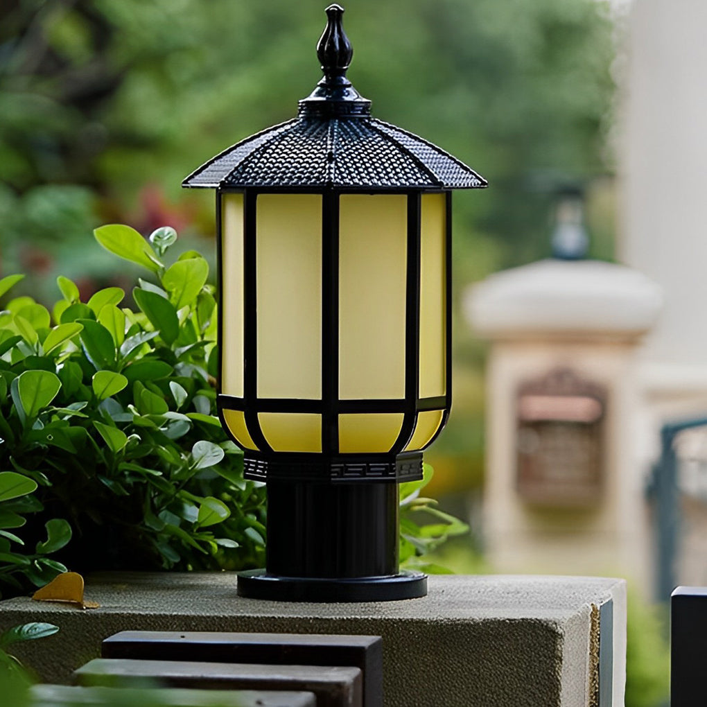 Vincent Retro Outdoor Fence Post Lights
