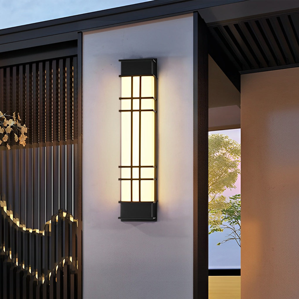 Loisa Retro Rectangular LED Traditional Outdoor Wall Lamp