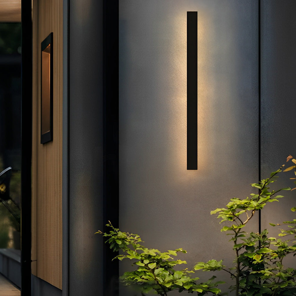 Forest Minimalist Long Linear LED Outdoor Wall Sconce