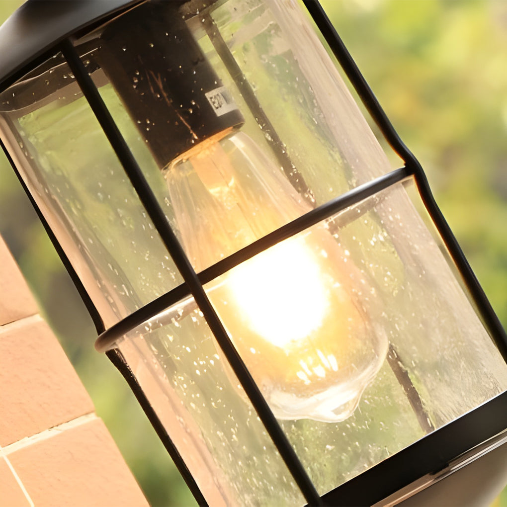 Healthy Creative LED Modern Glass Outdoor Wall Sconce Light