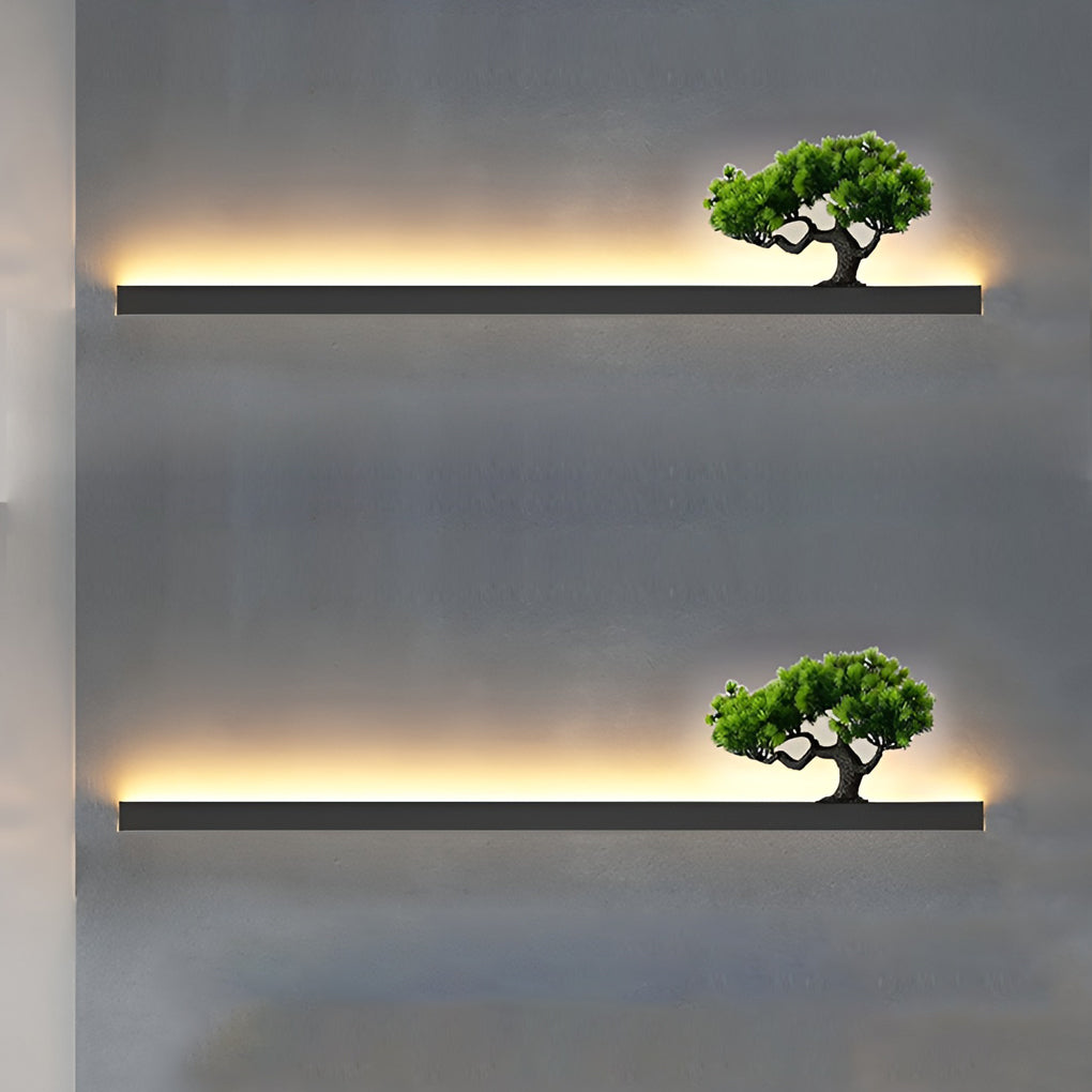 Ivory Landscape Modern Steel Outdoor Sconces Wall Lights