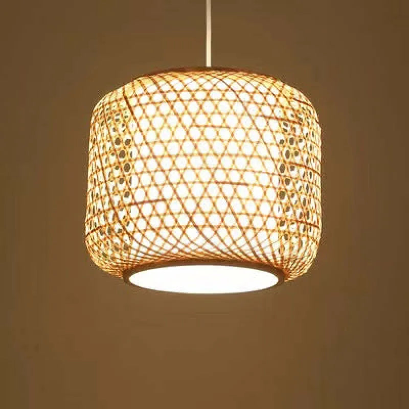 Ritta Natural Rattan Bamboo Pendant Light Lighting - Neutral Decor