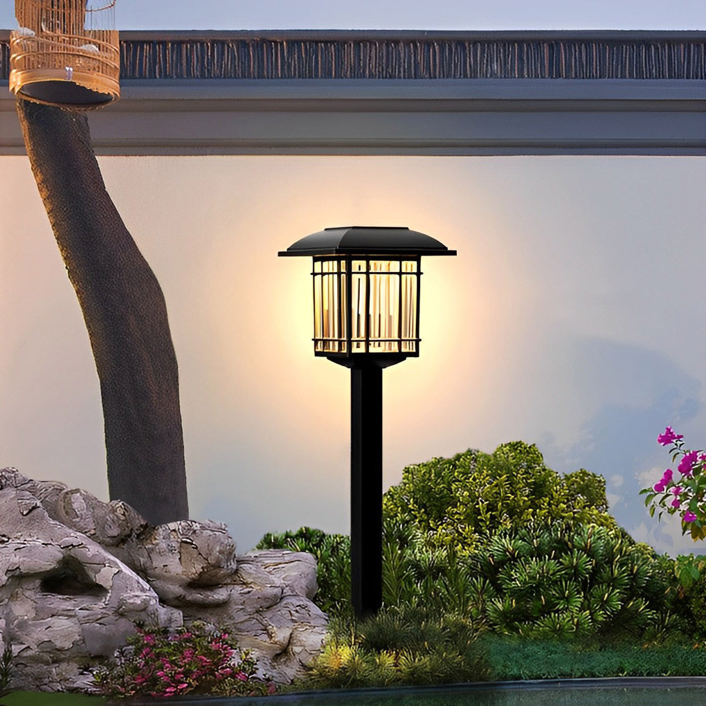 Ridley Vintage-Modern Square ABS Outdoor Lawn Lights