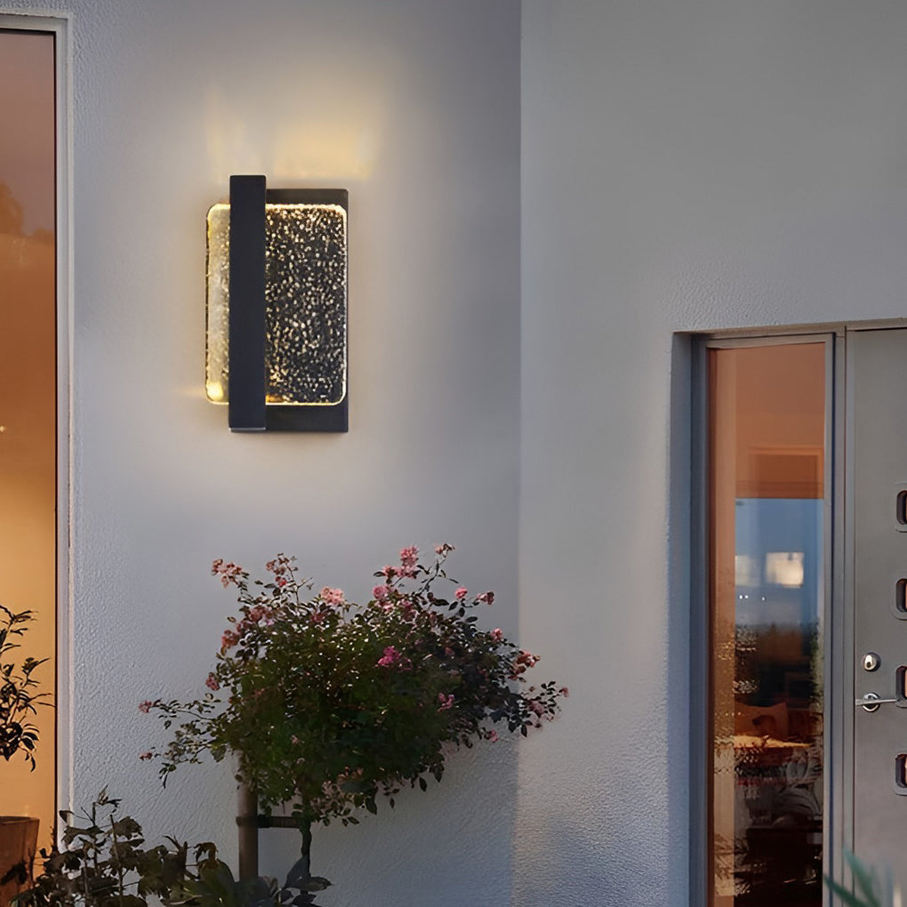 Luminous Creative Modern Crystal Outdoor Wall Lamp