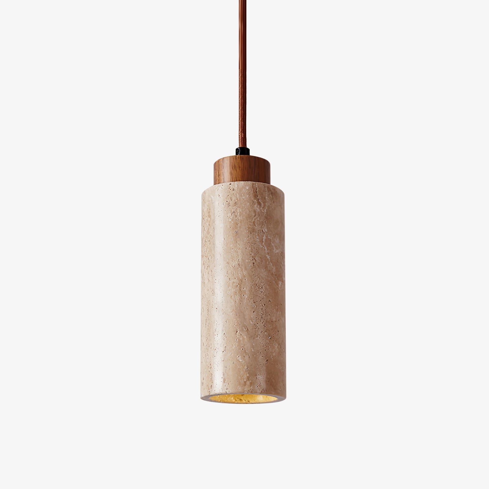 Avloris Travertine Pendant Light-Neutral Decor