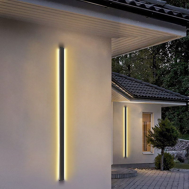 Emma Linear Modern Outdoor Wall Lights