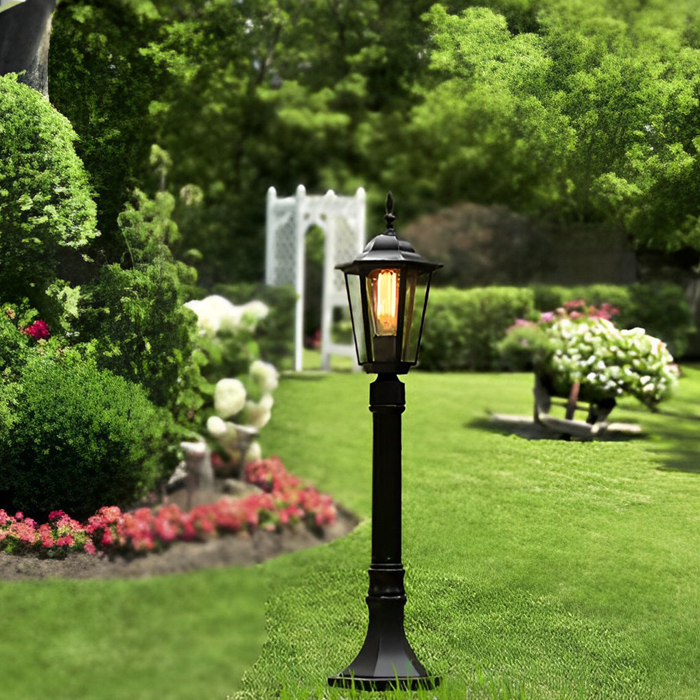 Gemsne Elegant Traditional Outdoor Post Path Light