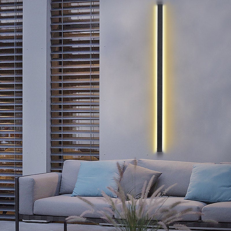 Keel Linear LED Minimalist Outdoor Wall Lights