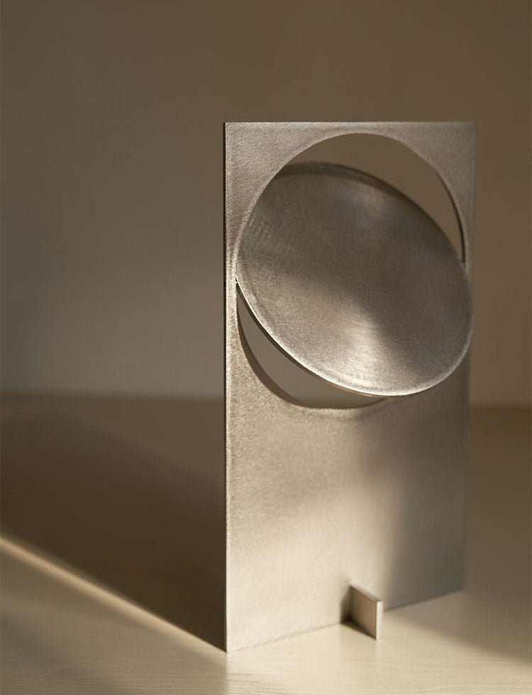 Sixor Steel Futuristic Table Lamp-Neutral Decor
