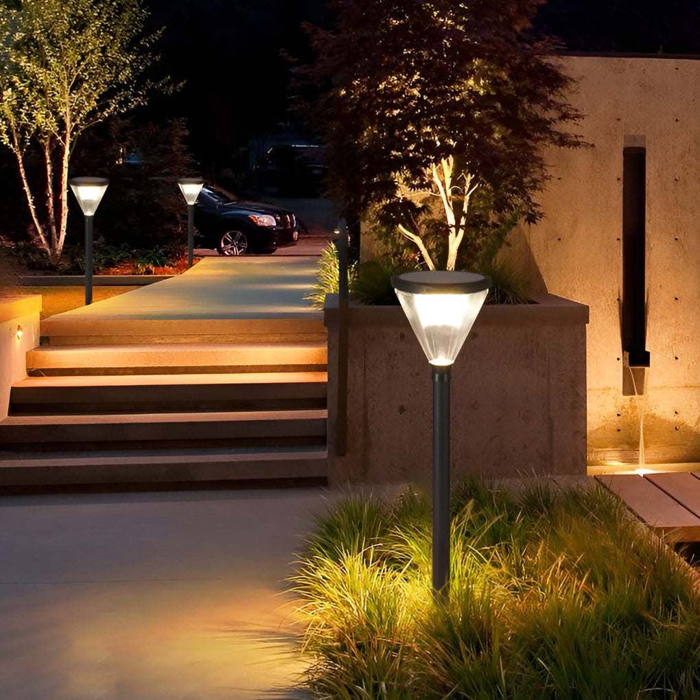 Audrey Eco-Efficient Cone Path Modern Outdoor Light