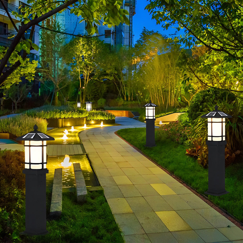Victria Modern LED Ancient Outdoor Bollard Light