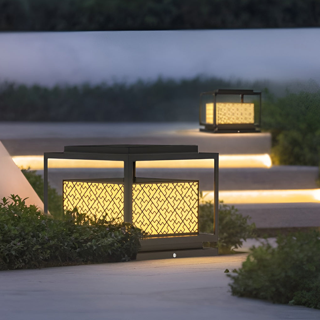 Hetty Square Modern Solar Outdoor Light