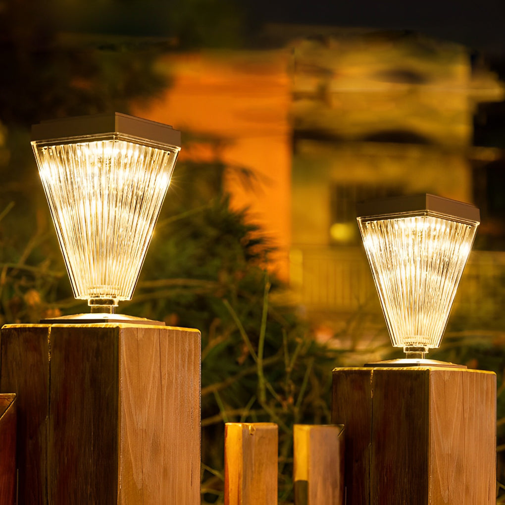 Karan Lampshade LED ABS Outdoor Pathway Post Lamp