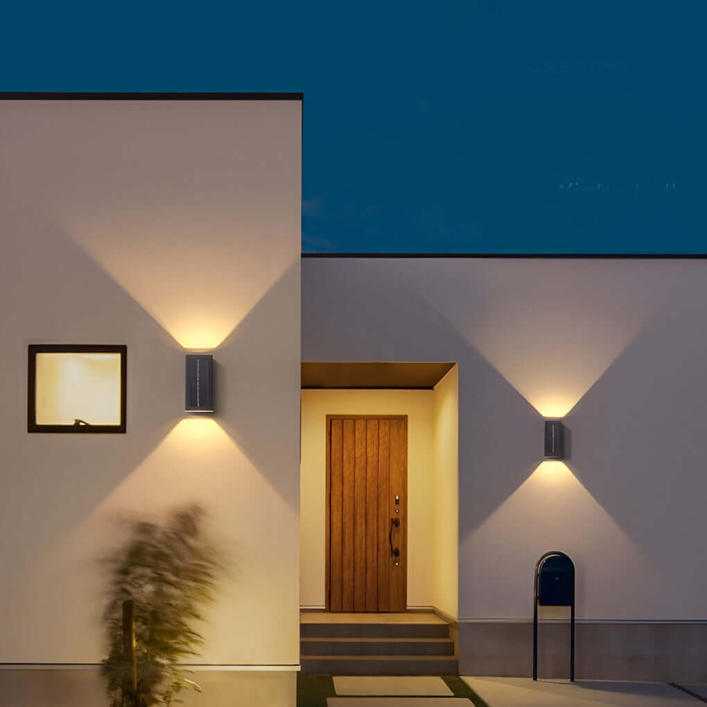 Ivar Rectangular LED Modern Steel Outdoor Wall Sconce Light