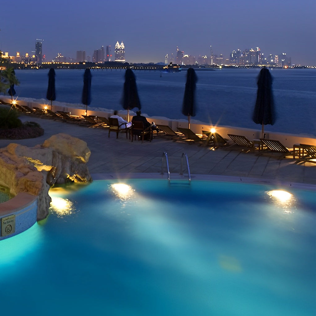 Fan Modern LED Underwater Pool Steel Outdoor Spot Light