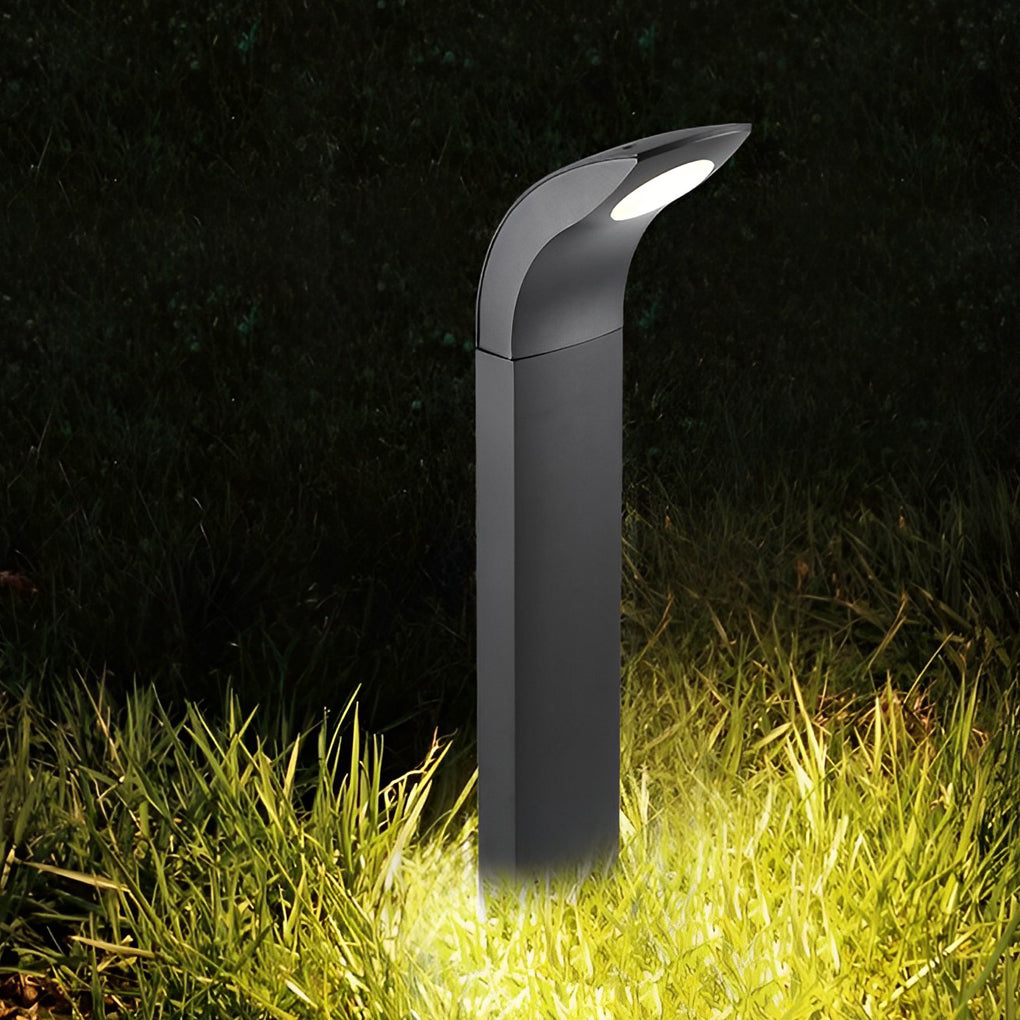 Vance Curved Head LED Outdoor Pathway Lights