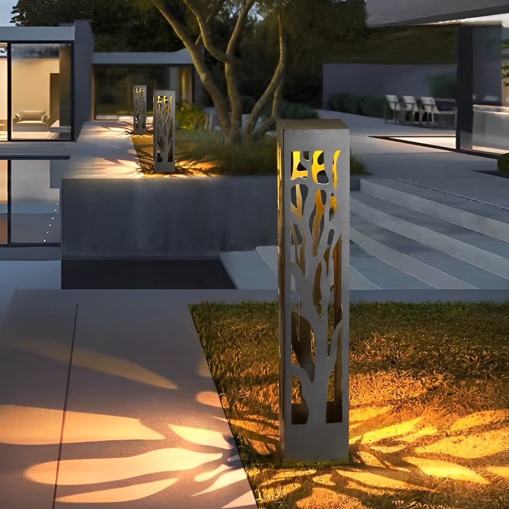 Darrel Modern Creative Stainless Steel Outdoor Lawn Lights