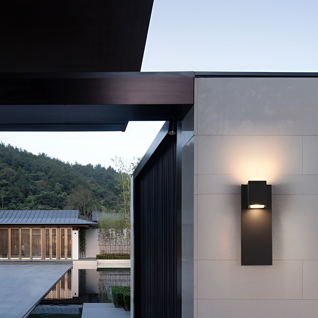 Eriny Square LED Modern Outdoor Wall Sconce Light