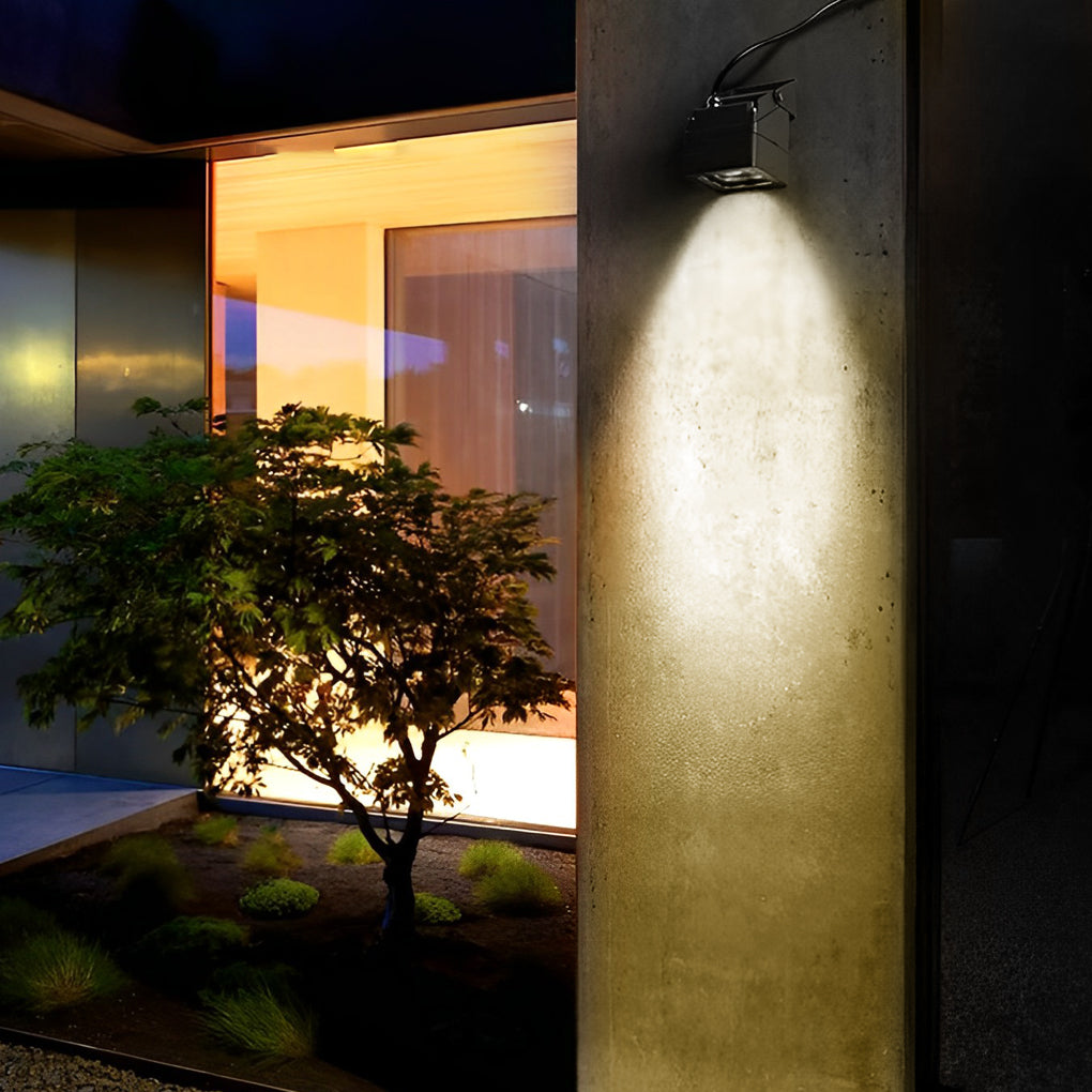 Dutiful Adjustable Square Colorful Outdoor Spotlight Wall Lights