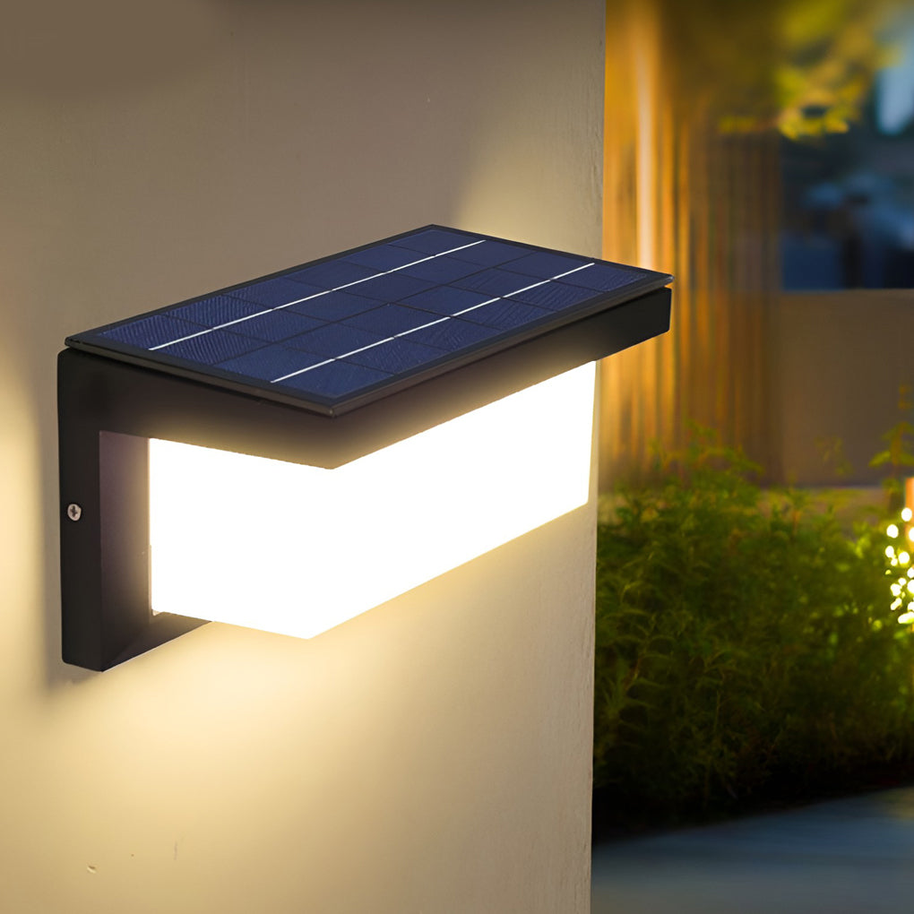 Luke Rectangle Control Induction Modern Outdoor Sconces