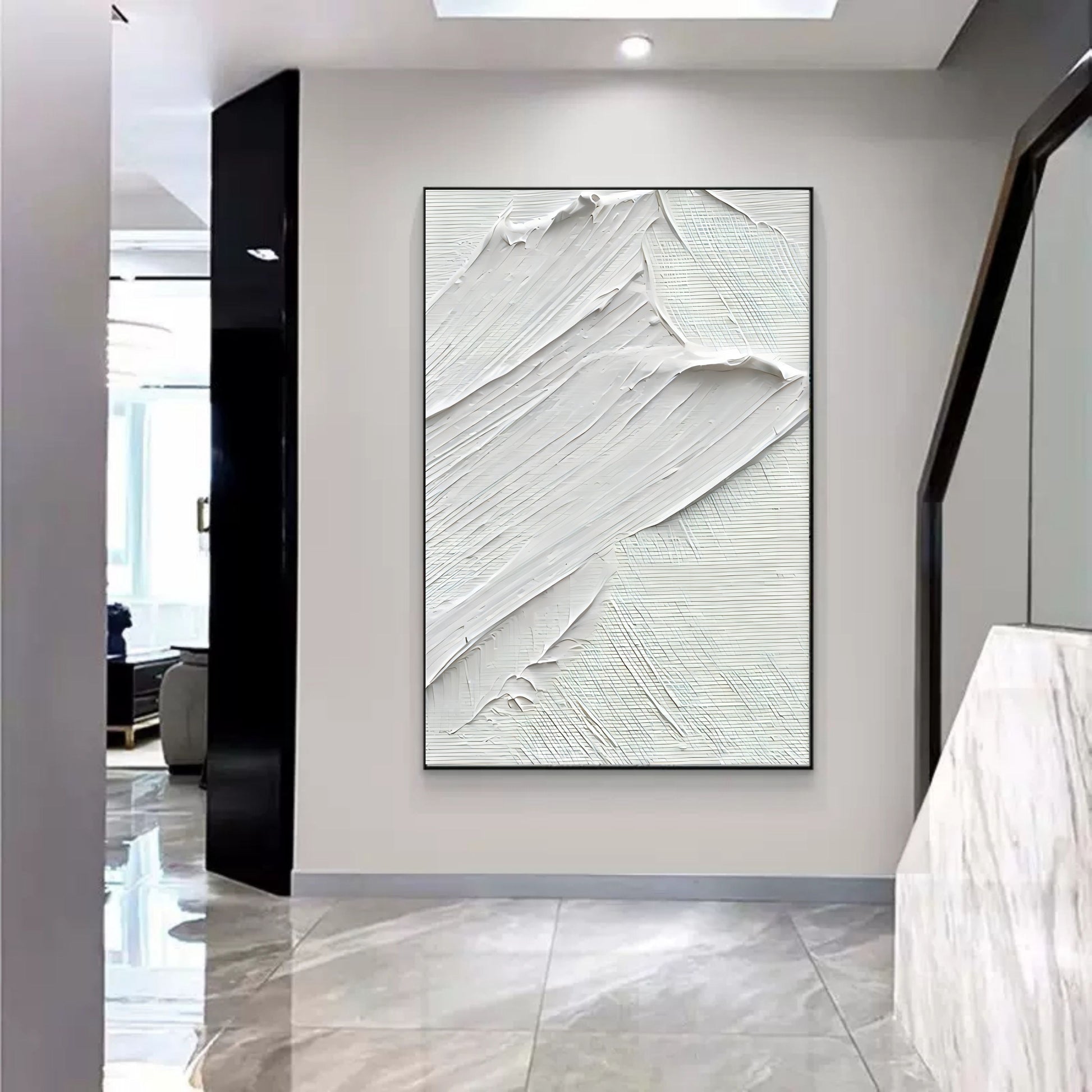Plaster Art Texture Painting SG041 - Neutralighting