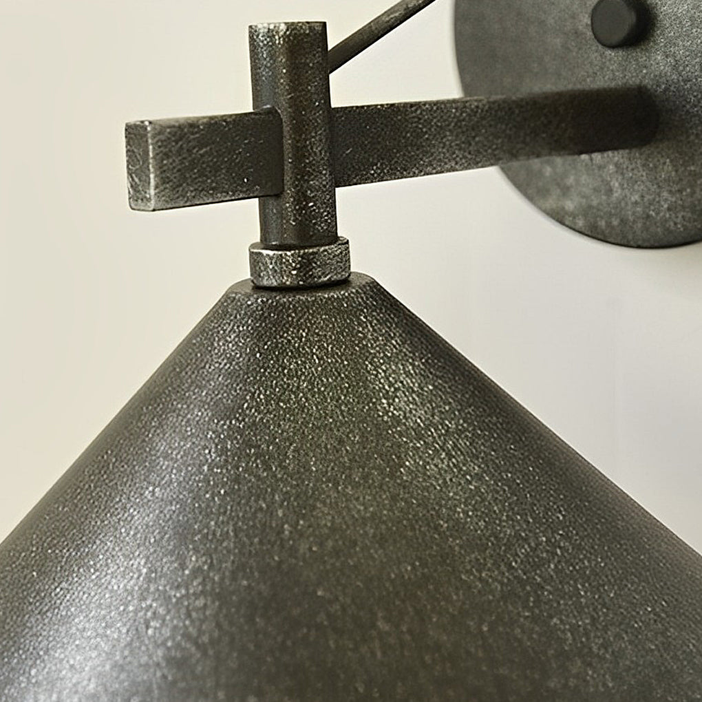 Prirose Conical Retro American Outdoor Wall Sconce