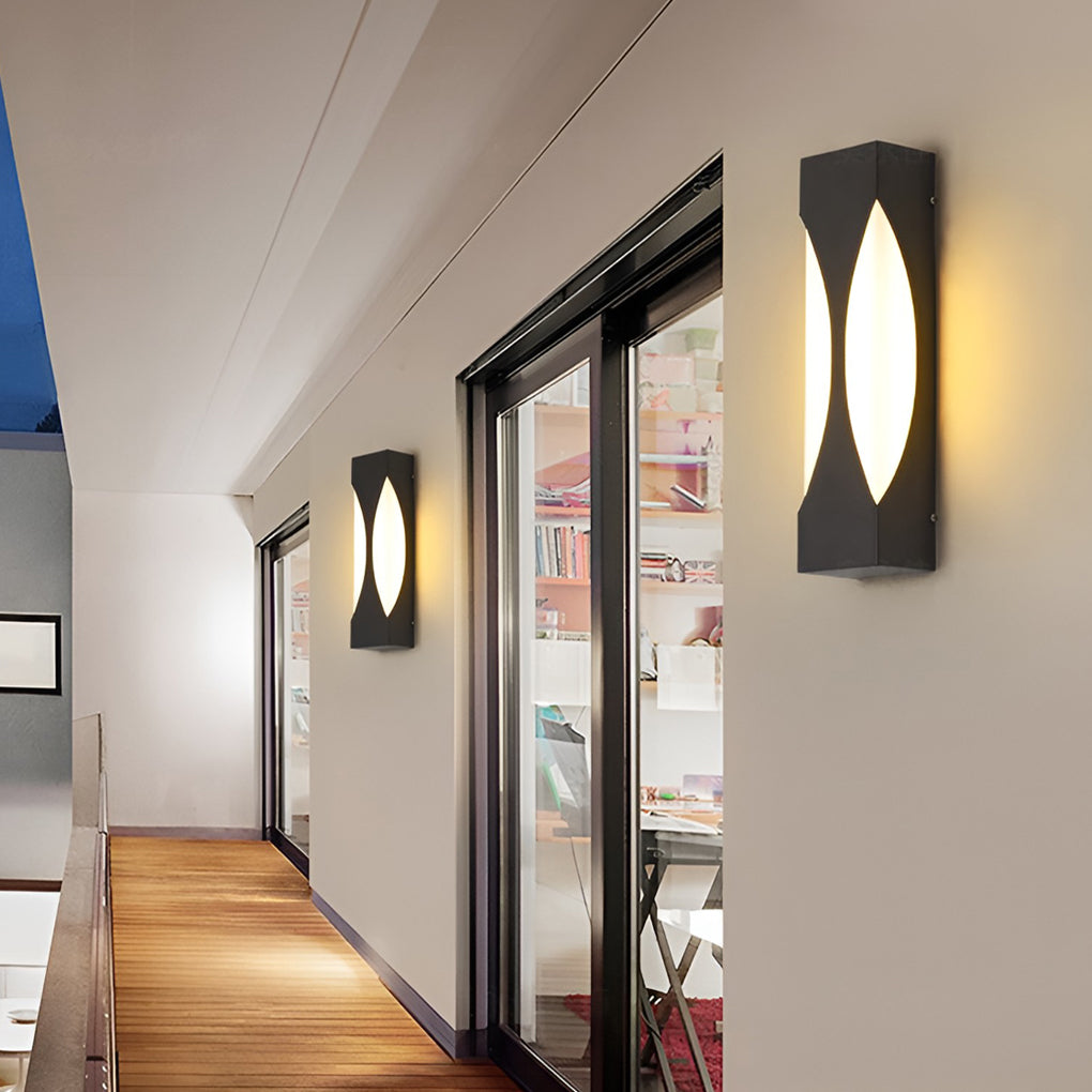Creative Rectangular Modern Outdoor Wall Sconce