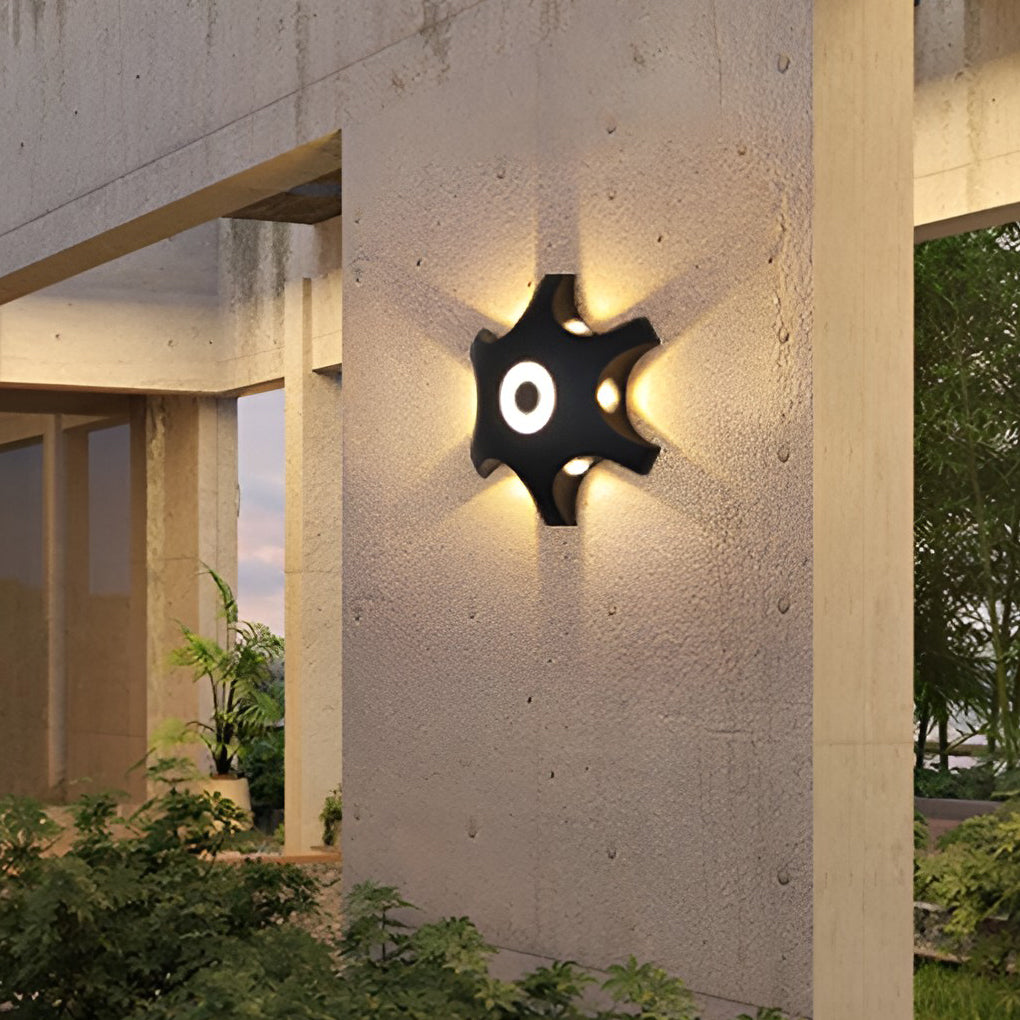 Joyn Flower Nordic Outdoor Wall Washer Lights