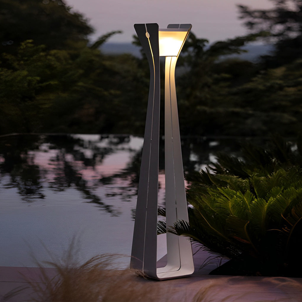 Solitry Sleek Stainless Steel Outdoor Pathway Lights