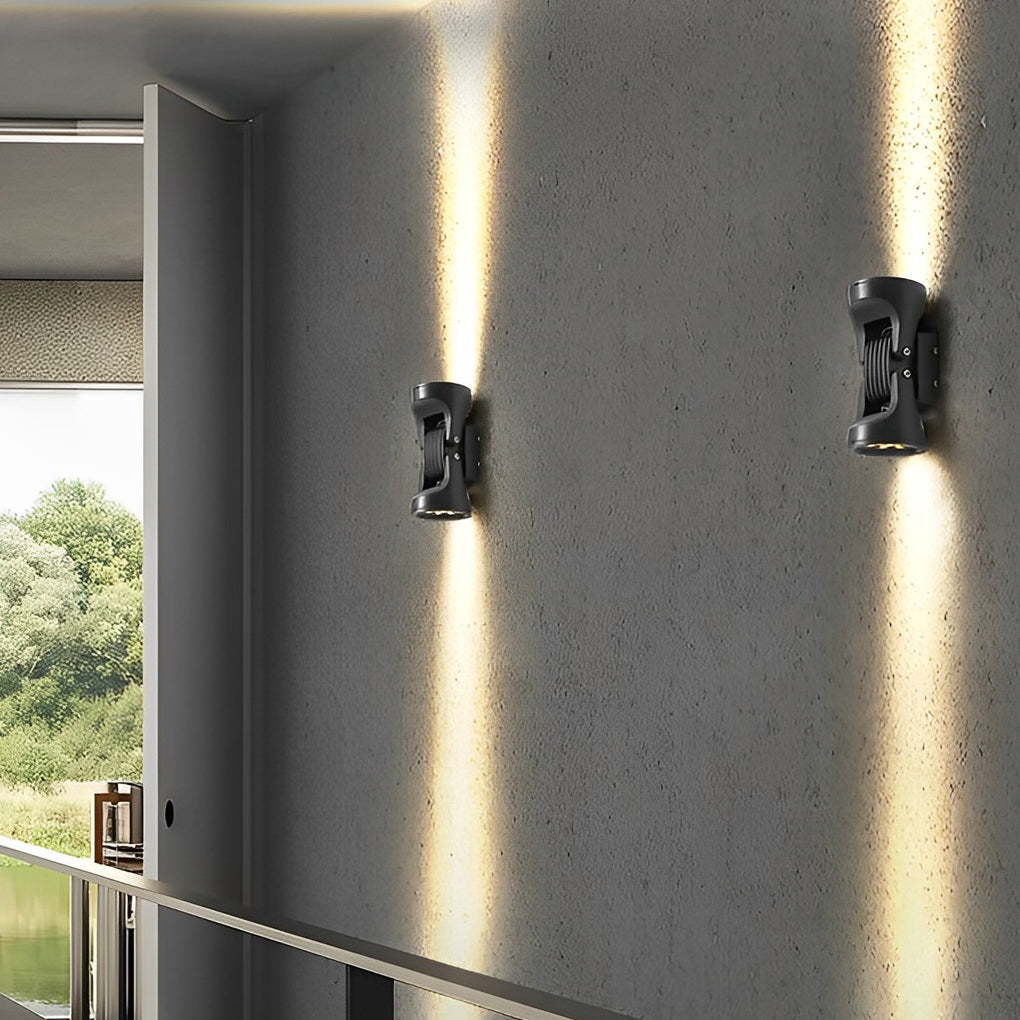 Kylan Rotating Heads LED Outdoor Wall Light