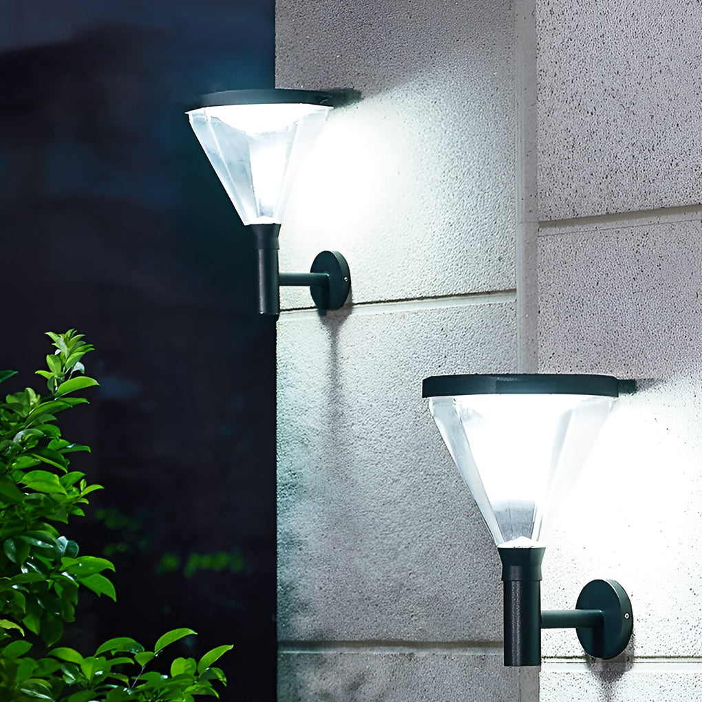 Joye Geometric LED Modern Plug in Outdoor Wall Lamp