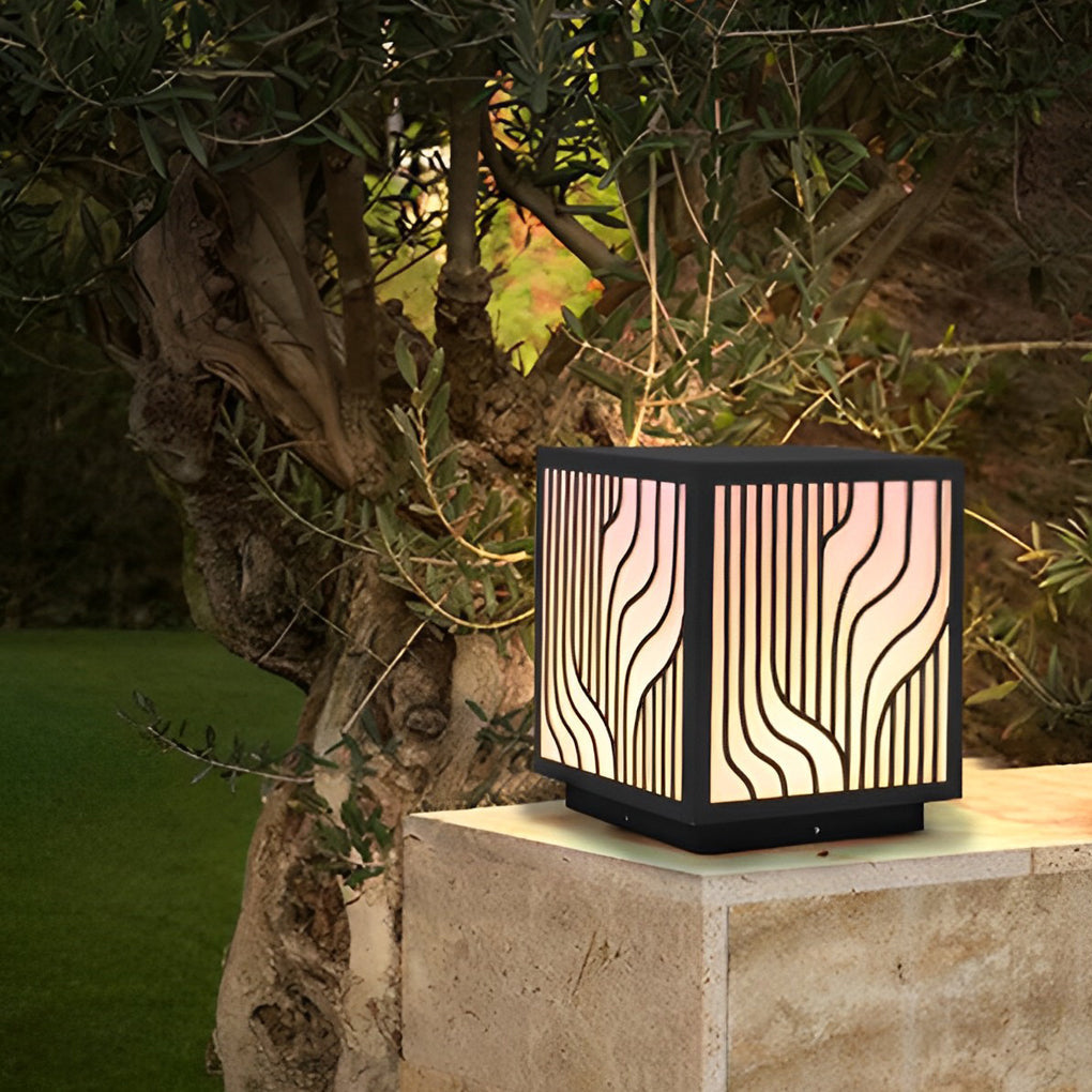 Primav Creative LED Modern Outdoor Fence Post Light