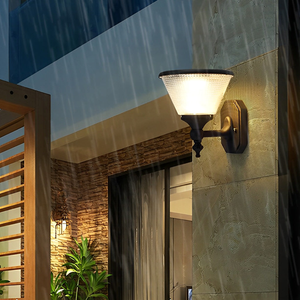 Merlin LED Classic Unique Solar Outdoor Wall Light