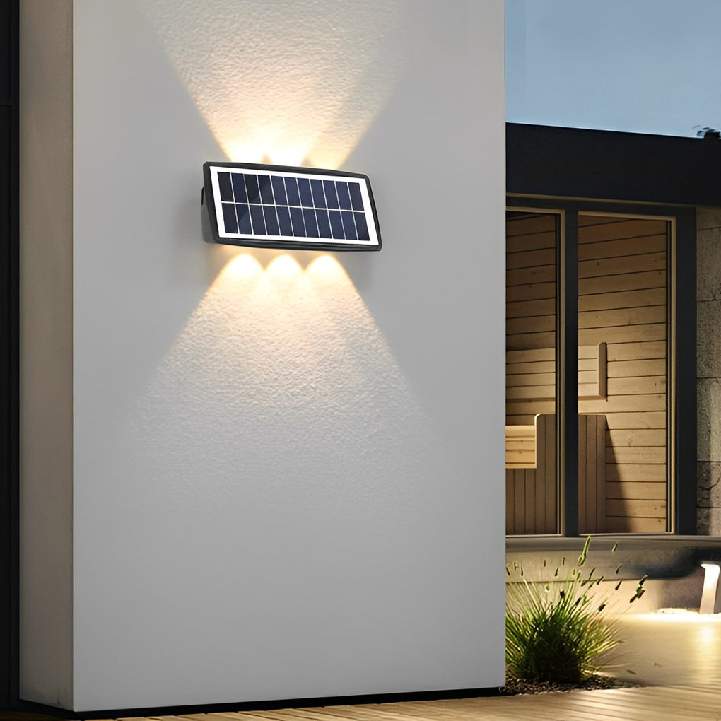 Soldier Rectangular LED Modern ABS Outdoor Wall Lamp