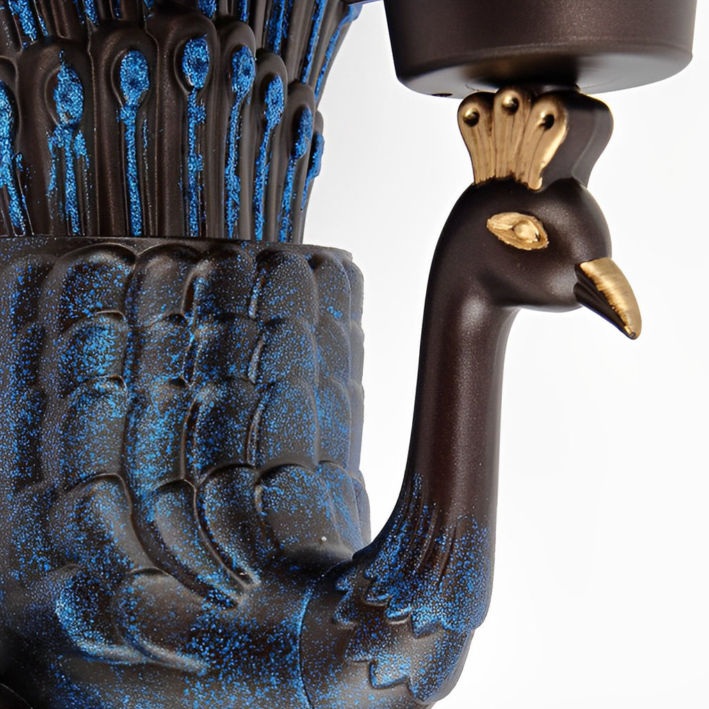 Joey Retro Peacocks European Outdoor Wall Light