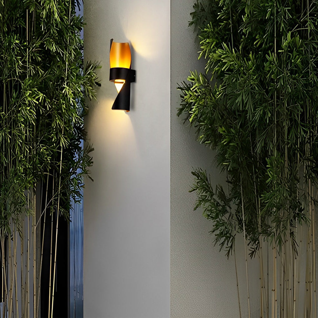 Wever Spiral Outdoor Wall Mounted Light