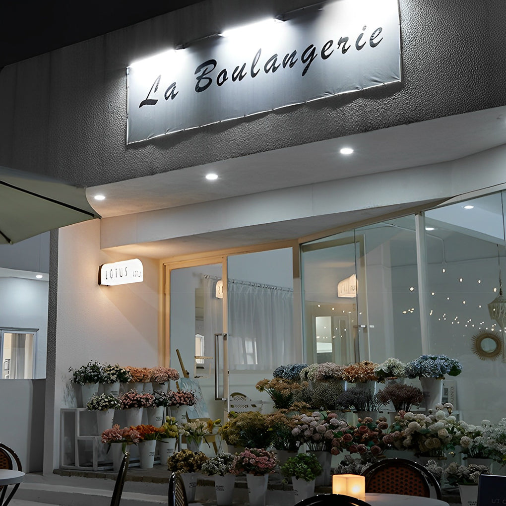 Jennifer Rectangular LED Modern Outdoor Wall Lamp