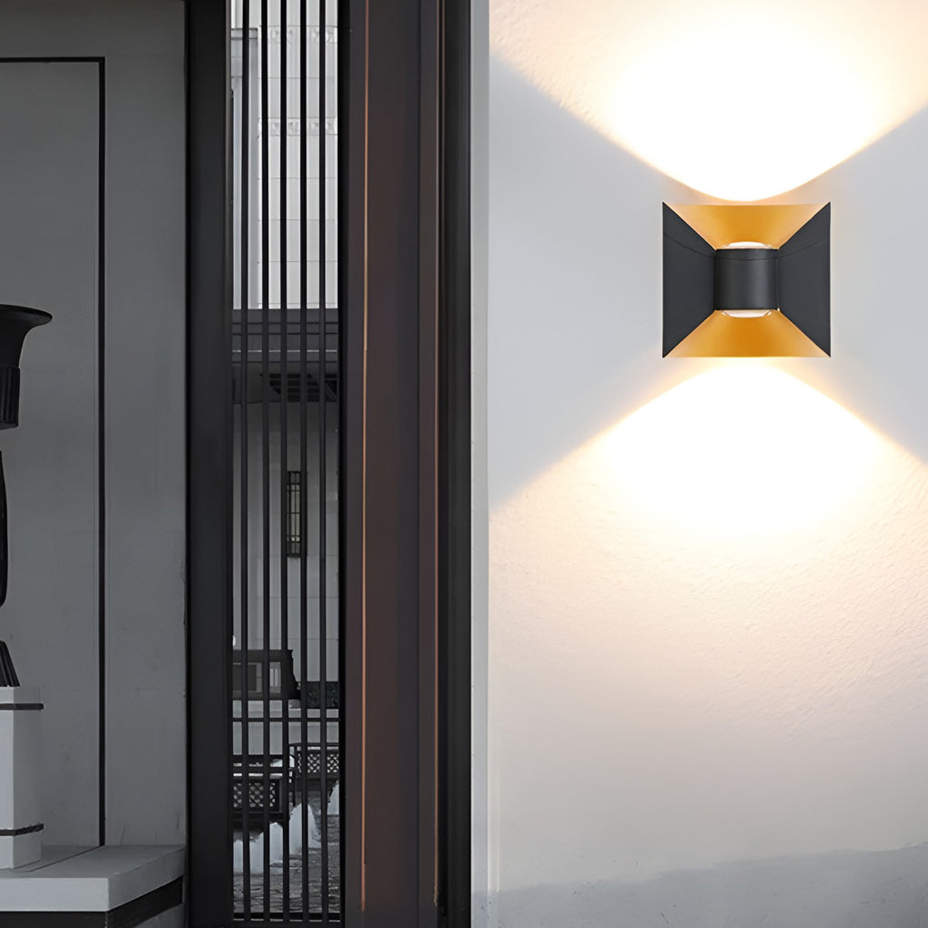 Fighte Square Modern Outdoor Sconces