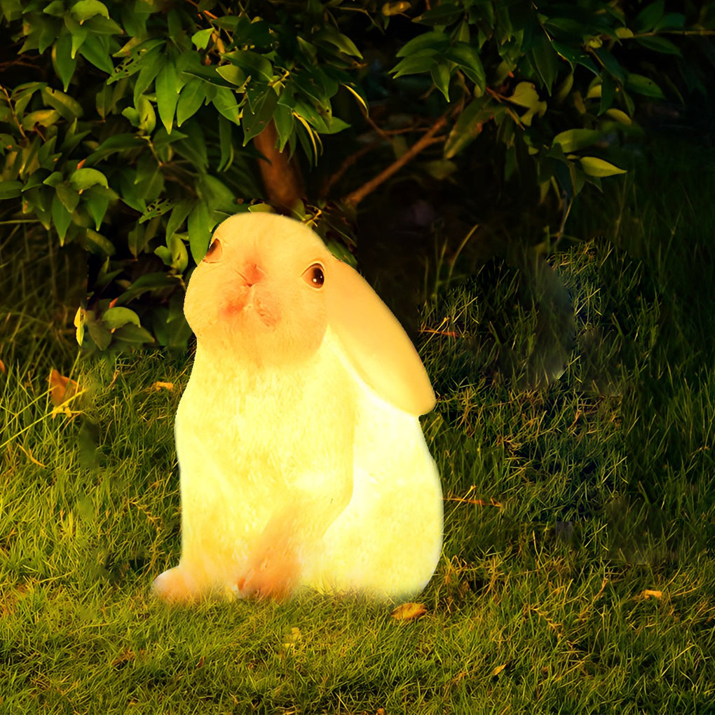 Lowell Rabbit Modern Resin Fiberglass Outdoor Lights