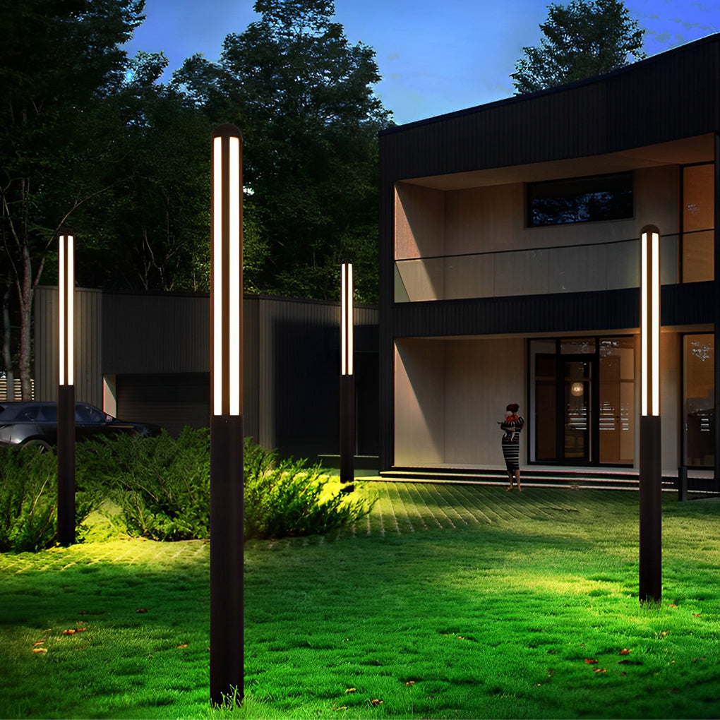 Nora Minimalist Residential Outdoor Bollard Lights