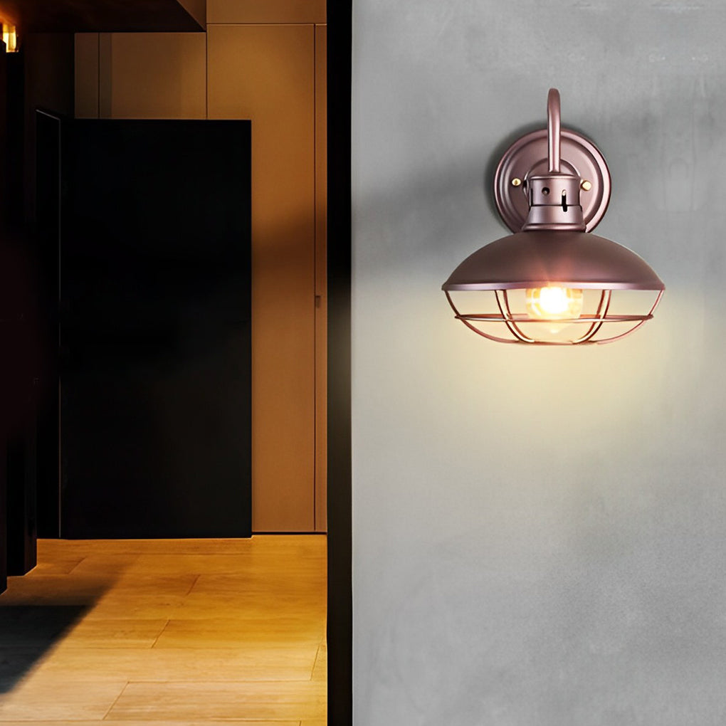 Olivia Retro LED Industrial Outdoor Wall Lights