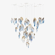 Ocean Drift Blown Glass Customize Chandelier-Neutral Decor