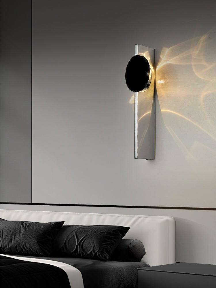 Pethr Wave Minimalist Steel Wall Lamp-Neutral Decor