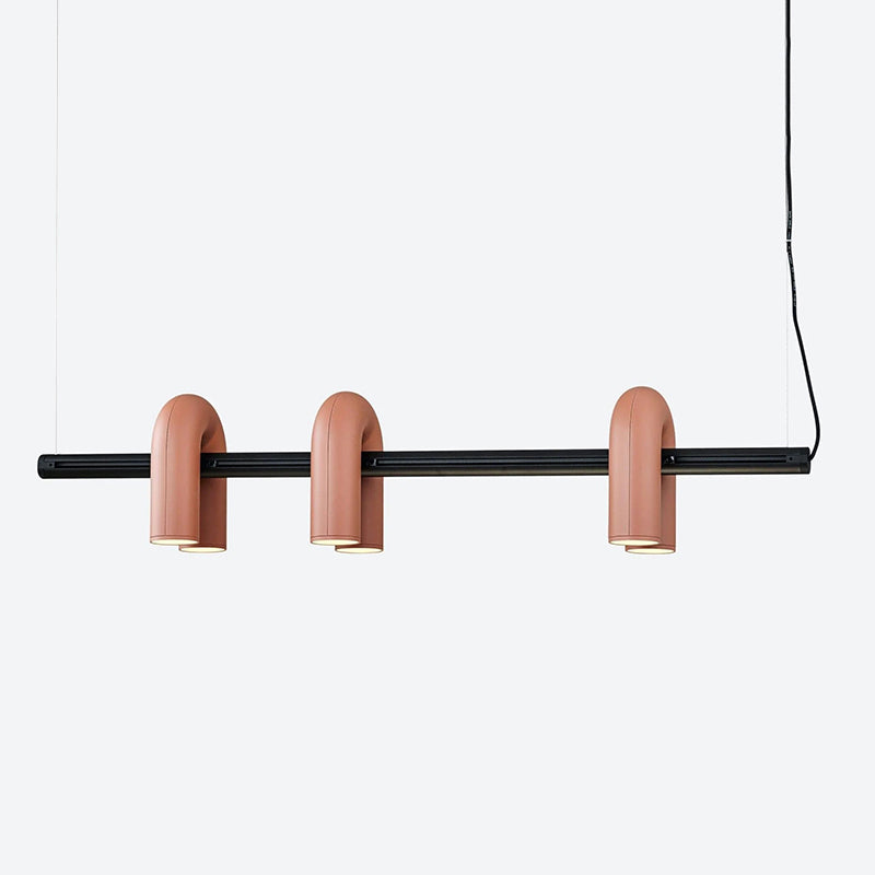 Arisha Modern Pendant Light Linear With 3 U-Shaped Light - Neutral Decor
